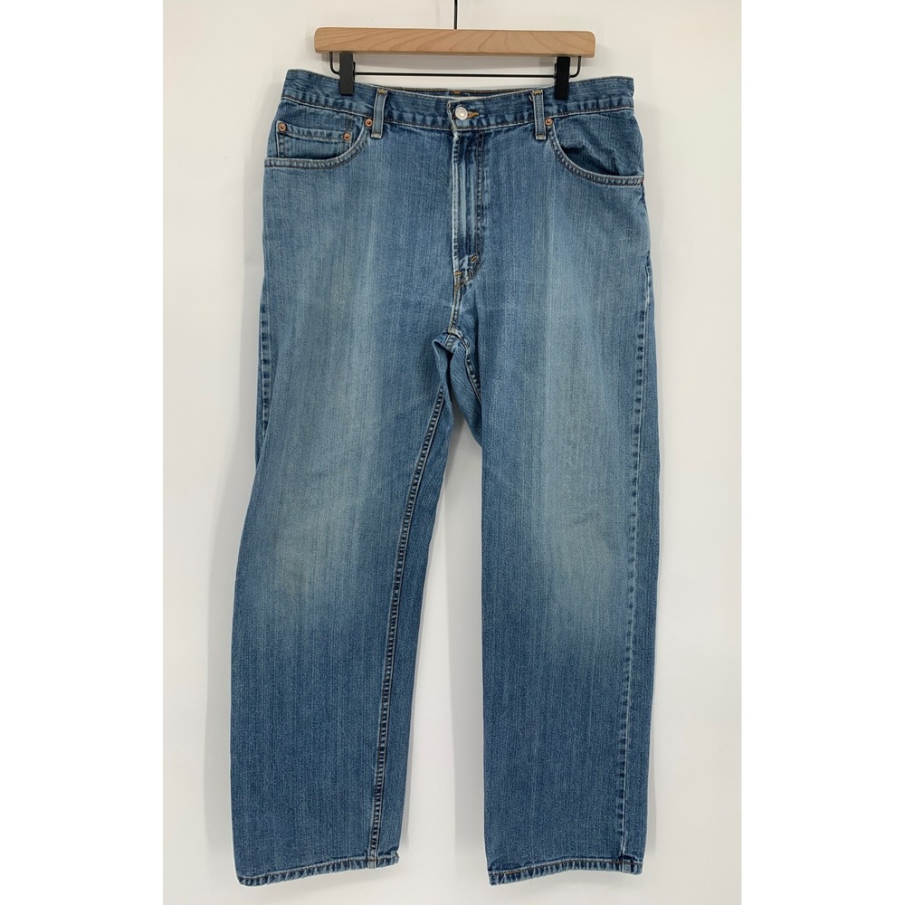 Vintage Levis 559 Jeans Mens 36x32 Blue Relaxed Straight Fade Distress Denim